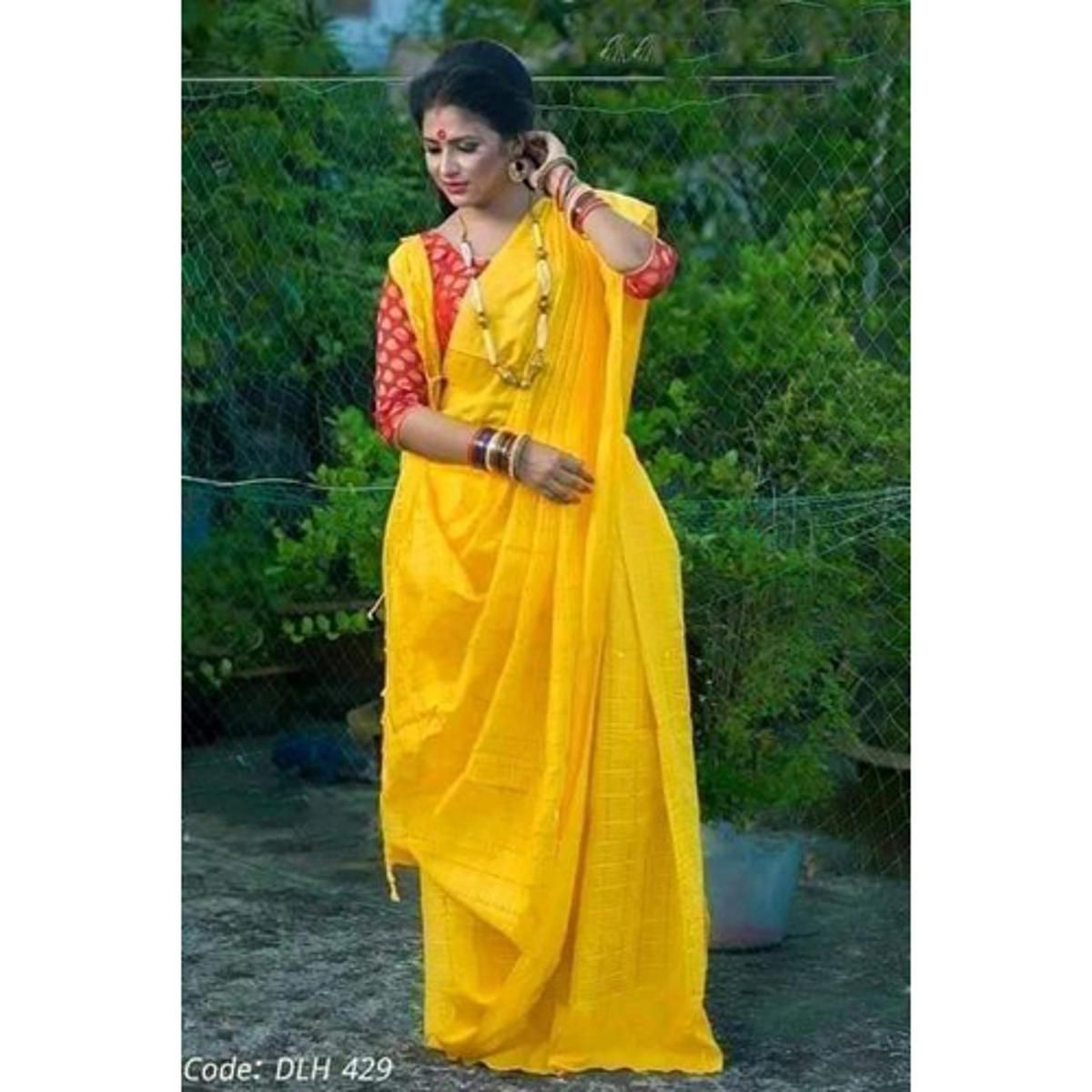 MoniPuri HalfSilk  Jhum Saree For Women
