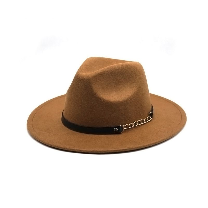 New fashion Winter Autumn Imitation Woolen Women Men Ladies Fedoras Top Jazz Hat European American Round Caps Bowler Hats