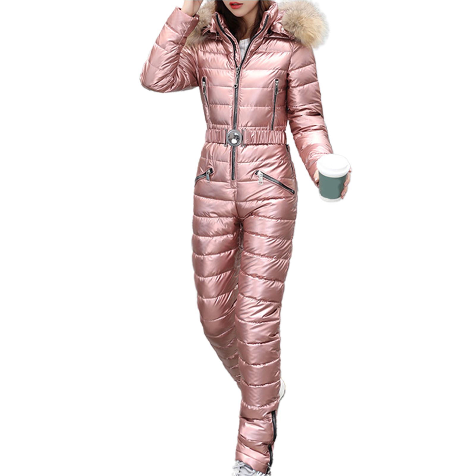 Jumpsuit Comfortable Women One-piece Hooded Jacket Jumpsuit