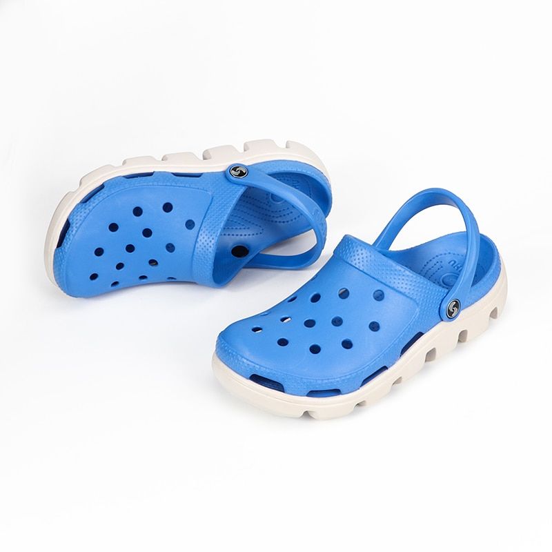 2022 Men Sandals Women Casual Summer High Quality Rubber Hole Shoes Clogs Lovers Home Garden Outdoor Beach Flat Slippers