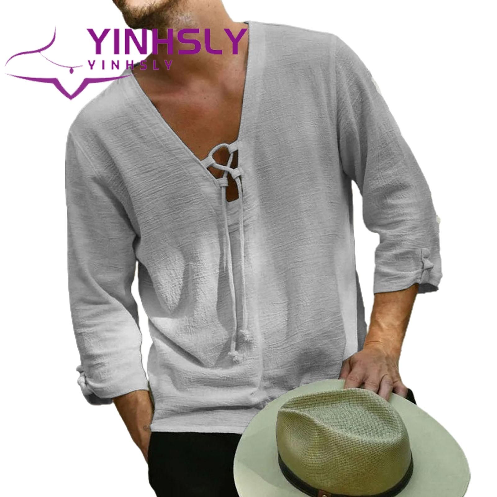 Men Shirt Thin Le Up Men Shirt