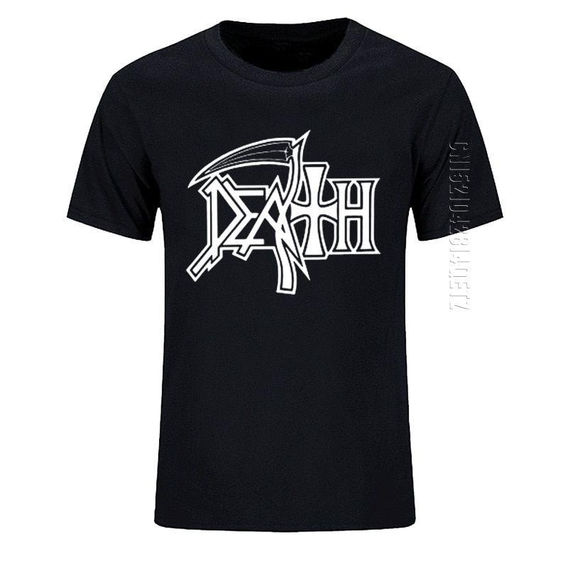 DEATH ROCK BAND HEAVY METAL Men T-shirt Casual Round Neck Oversized Cotton T Shirt Birthday Gift Tshirt