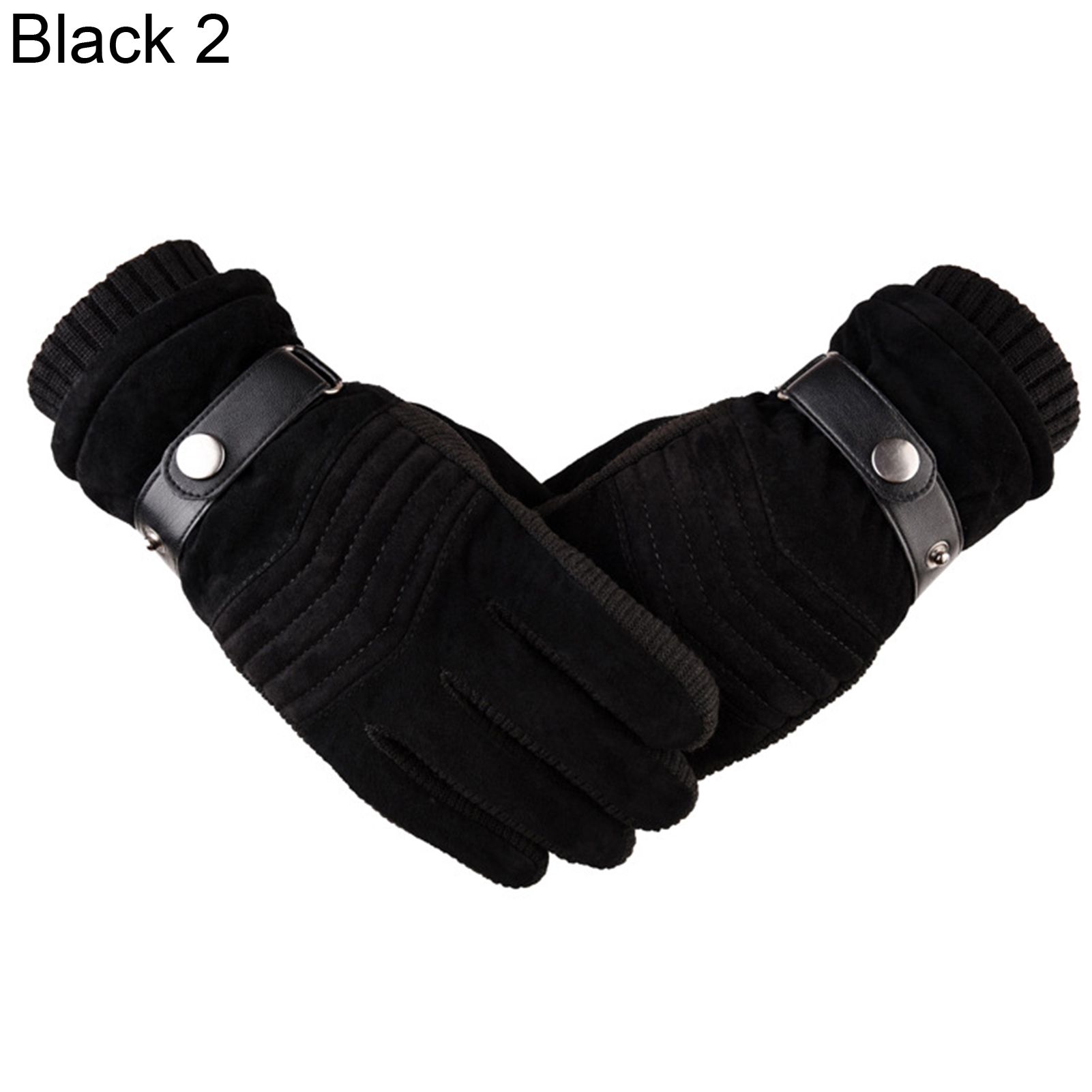 Riding Gloves Anti Skid Coldproof Pure Color Gloves