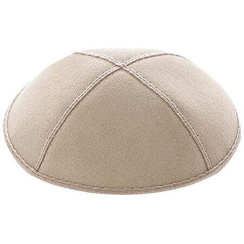 16CM SUEDE KIPPAH KIPPAH LEATHER YARMULKE