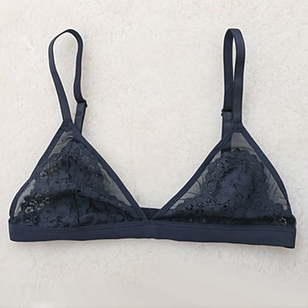 2020 New Bras Women Lace Bralette Bra Ladies Thin Lace Bra Floral Translucent Bralet Underwear  Wireless Seamless Lingerie