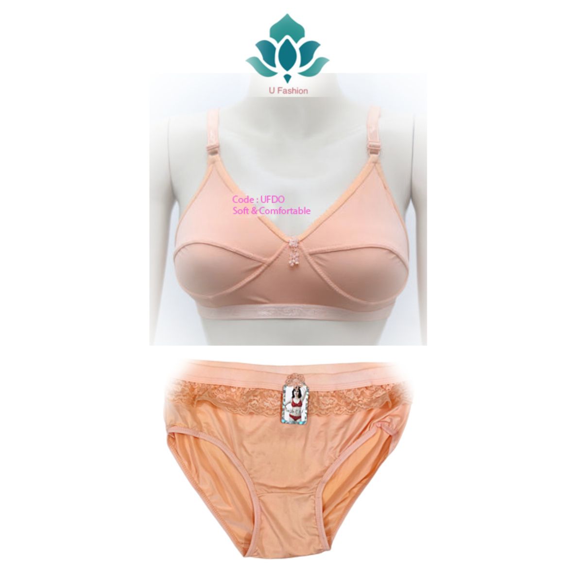 Soft Stylish Streachable Bra and panty set