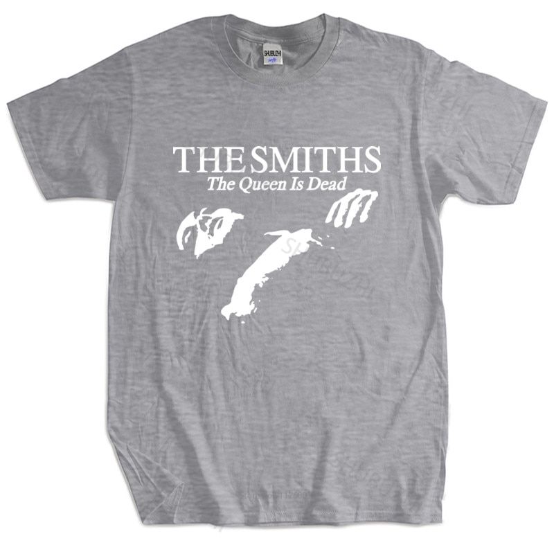 Men Cotton T Shirt Summer Tops TSmiths "T Is Dead" - T-Shirt, 1980's Indie, Morrissey Bigger Size Homme Black T-shirt