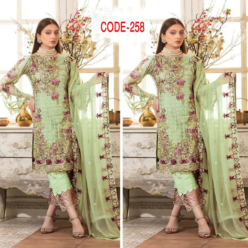Pakistani salwar kameez pakistani three piece for women with Embroidery Work