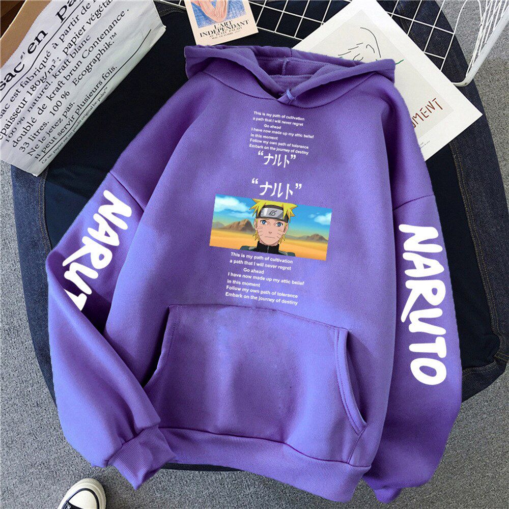 Oversized Hoodie Anime Sweatshirt Uzumaki Akatsuki Sakura Kakashi Sasuke Hinata Hyuga Harajuku Sweatshirts Boys/Girls Clothes