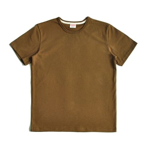 Tops & Tees Men's T-shirt Summer Short Sleeve 5 Colors Pure Cotton Anti-shrinkage Anti-deformation Thick 340g