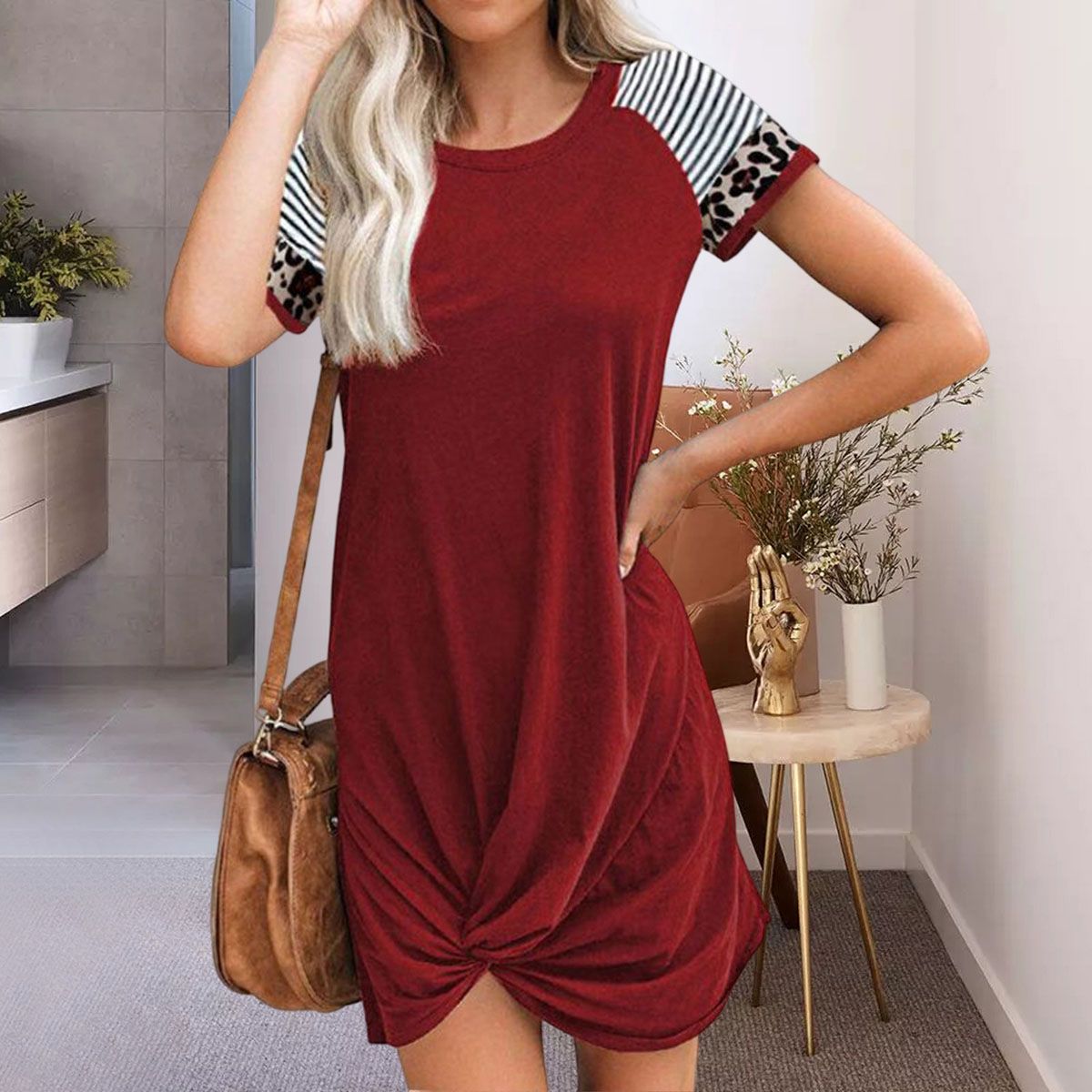 Female Dress Great Stitching Lightweight Summer Dress