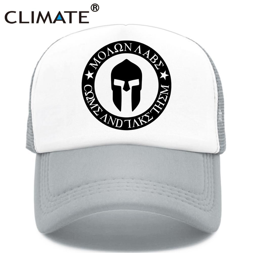 CLIMATE Spartacus Cap Trucker Baseball Cap Sparta Cool Cap Spartacus Summer Hop Mesh Cool Hat for Men Women