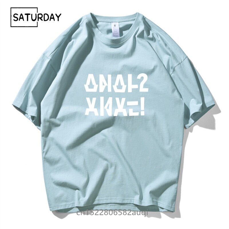 Men Funny Letter T-shirt Uni 11 Colors O Neck Cotton Print Tops Tee,Drop Sping