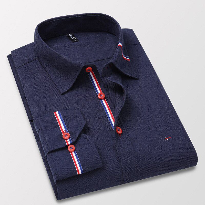 2020 camisa aramis  High Quality Fall Long Sleeve Formal Shirt Camisa Social Masculina Casual Slim Men's Shirt