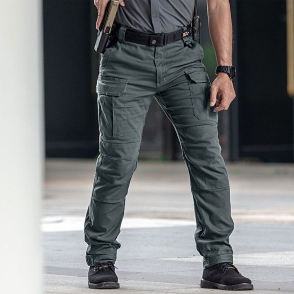 77City er IX5 Military Tactical Pants Men Cargo Elasticity Ripstop Joggers Men Waterproof Multi-pocket Mens Trousers S-3XL