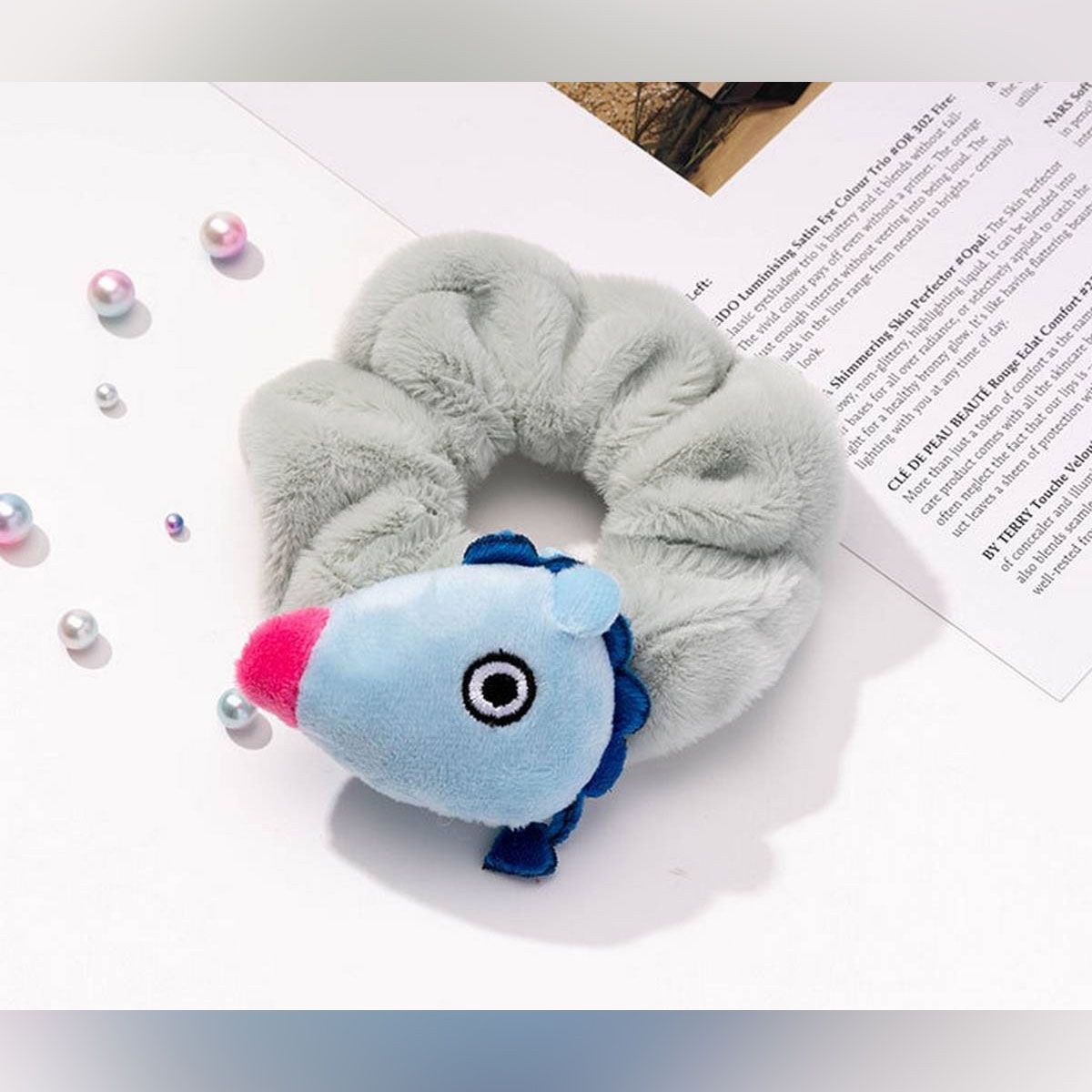 EXCLUSIVE BT21 SCRUNCHIE BTS BT21 Character Scrunchies hair tie KPOP KOREAN