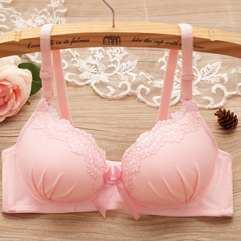 Bra for women foam cotton pink colour, মেয়েদের ব্রা কটন গোলাপি কালার