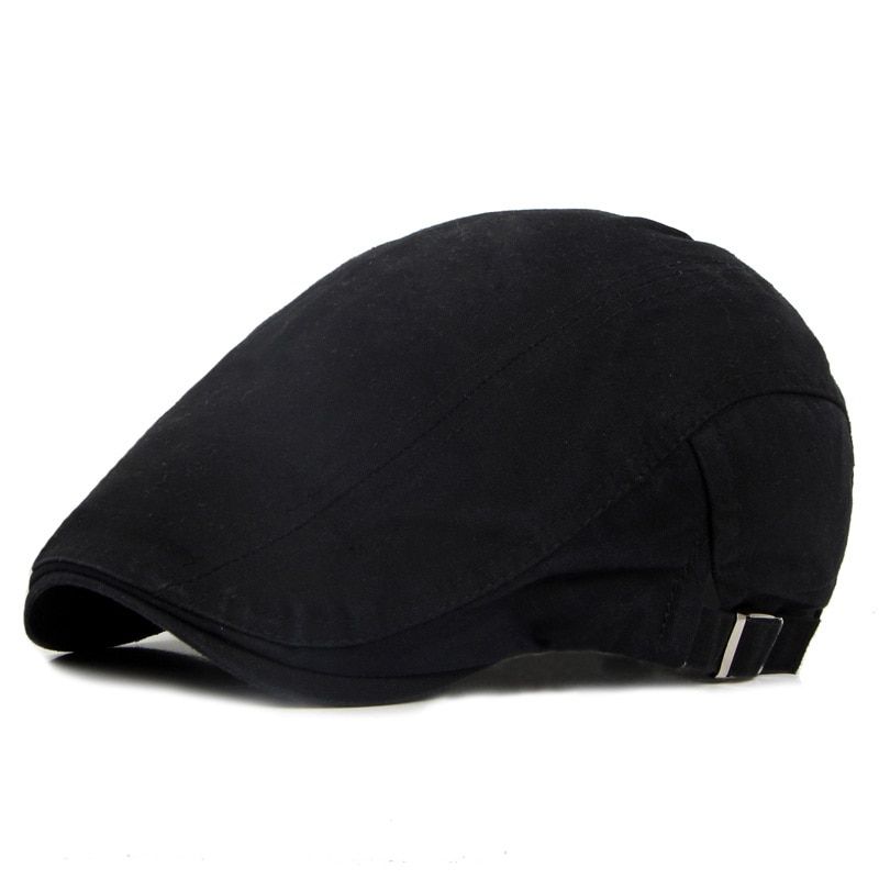 Classic  Men Spring Summer Sun Newsboy Hats Western Newsboy Caps Cotton B Beret Hat Flat Brim Men Adjustable Berets Cap