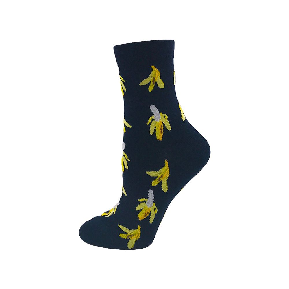 VPM New Cotton Women Crew Socks Cartoon Miss Universe Alien Cat Skull Elephant Chili Tooth Food Dog Pattern Funny Sock for Girl