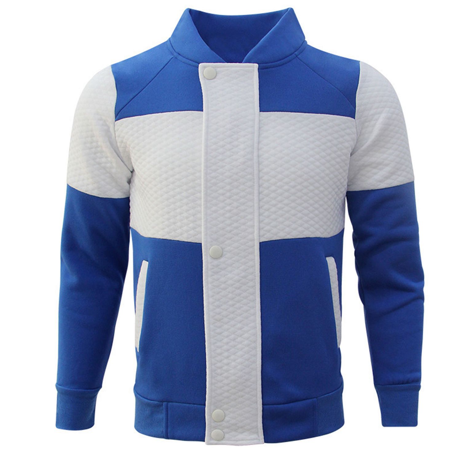 Men Coat Stand Collar Casual Spring Jacket