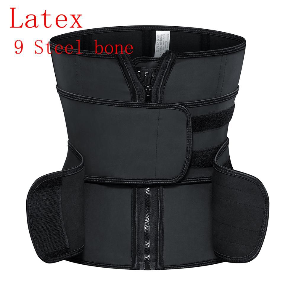 Latex Waist Trainer 25 Steel Boned Belly Slim Belt Body Shaper Modeling Strap  Waist Cincher Binders Shaper Latex Corset fajas
