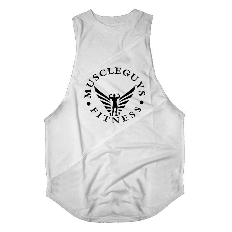 Muscle guys Brand Bodybuilding Stringer TaTops Hoodies Tanktops Fitness Men gym Clothing sleeveless shirts with hoodie