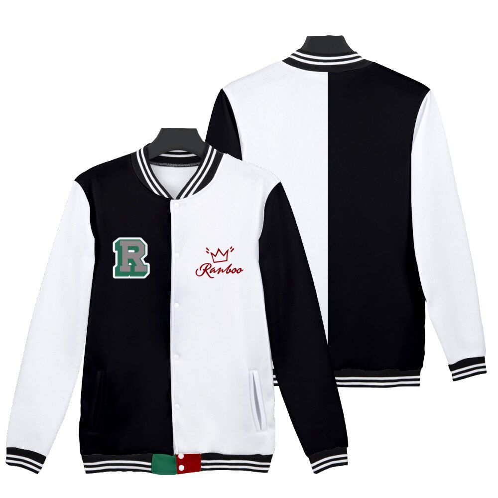 Ranboo Logo Dream Team SMP 3D Print jacket winter Hoodies Men/Women casual Baseball Uniform Streetwear Kawaii sweatshirt