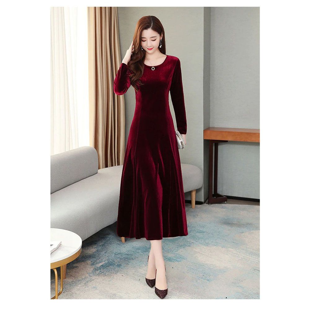 High Quality China Glossy Luxury Velvet Winter Wear for Woman 9