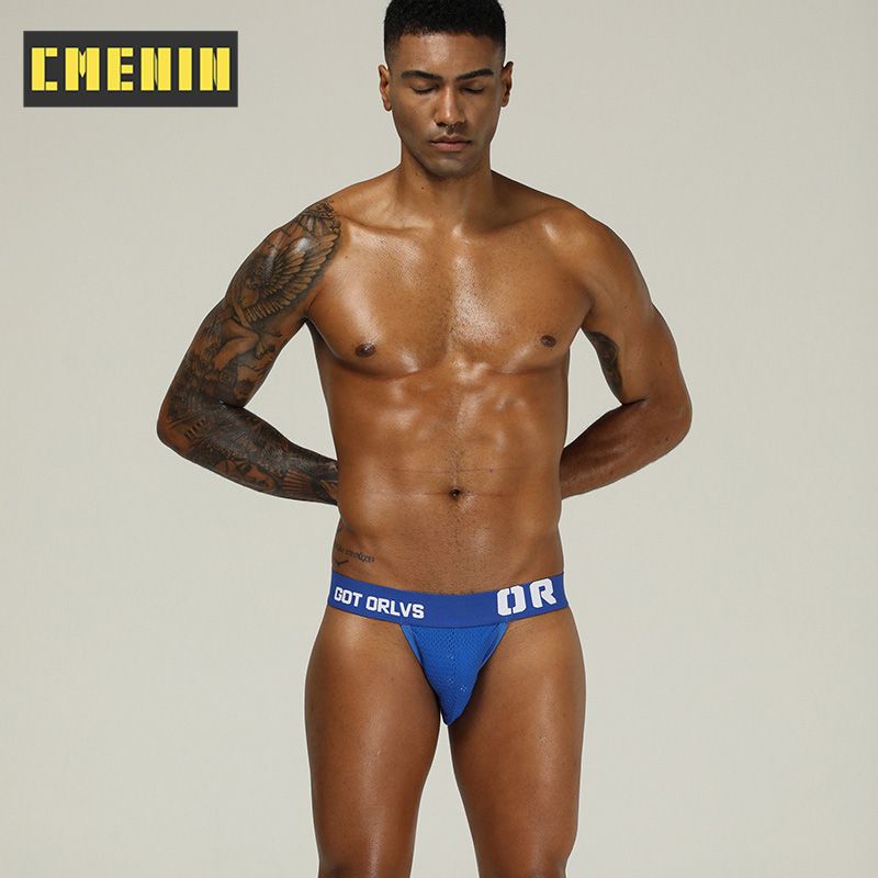 CMENIN Soft ORLVS (1 Pieces) Mesh  Mens Underwear Briefs High Quality Cotton Pouch Male Underwear Men's Briefs Underpants Innerwear OR208