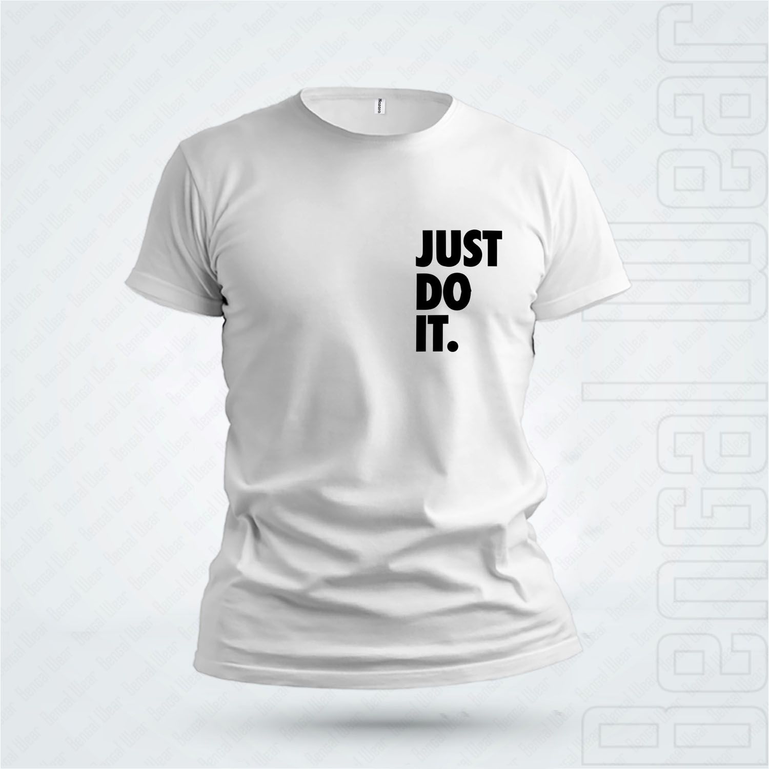 Exclusive Trendy Cotton Casual Half Sleeve Printed T-Shirt for Man - Just Do It