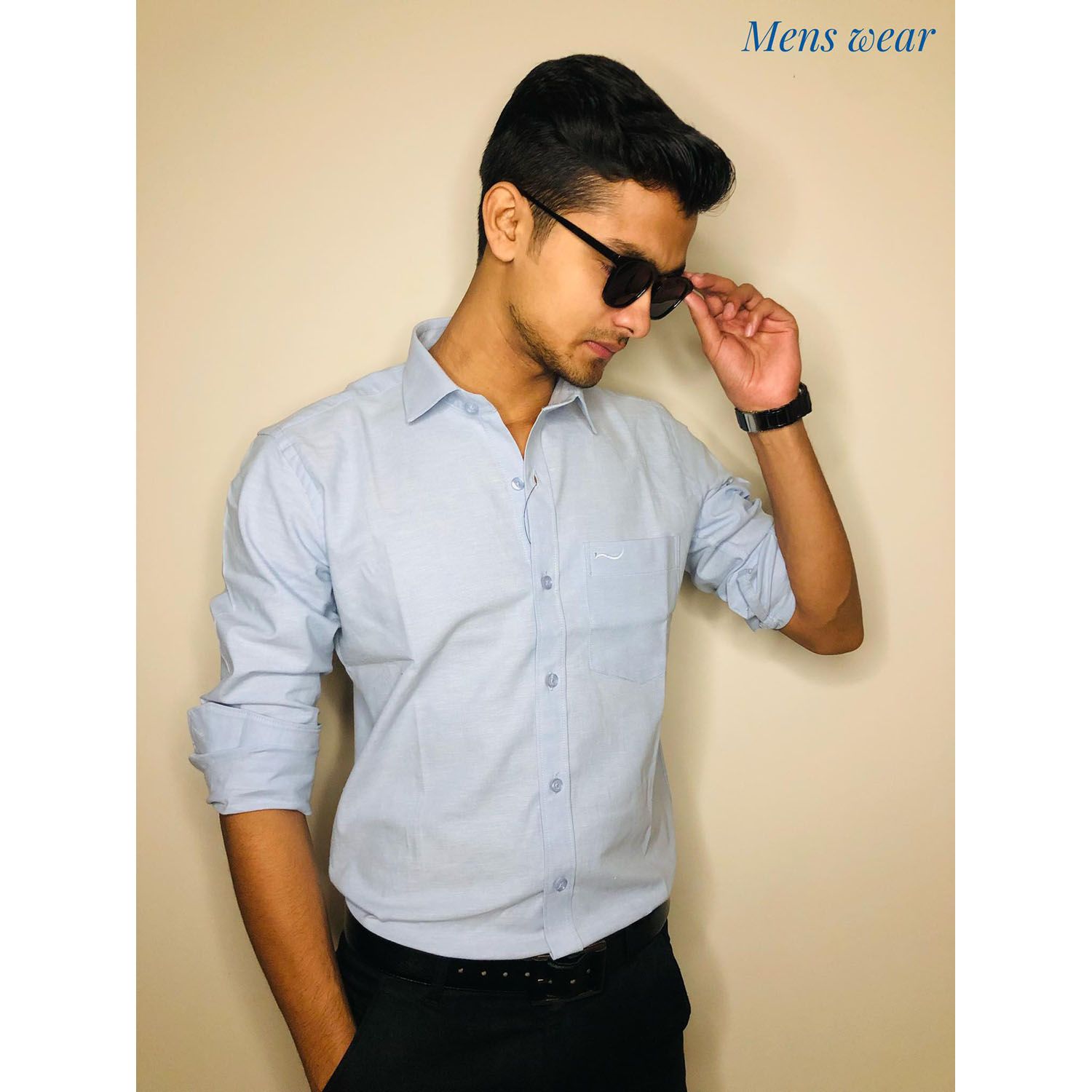 Long Sleeve Cotton Formal Shirt for Men by Men's wear