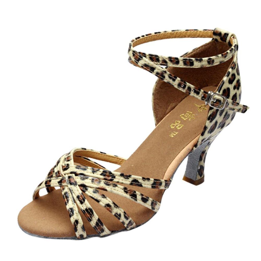 【FOOT SOFA】Women Fashion Dancing Rumba Waltz Prom Ballroom Latin Salsa Dance Sandals Shoes