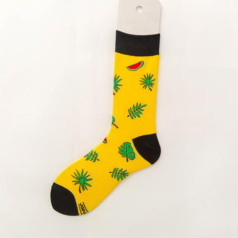 Women's Trend Printing Bright Color Socks In The Tube Casual  Socks