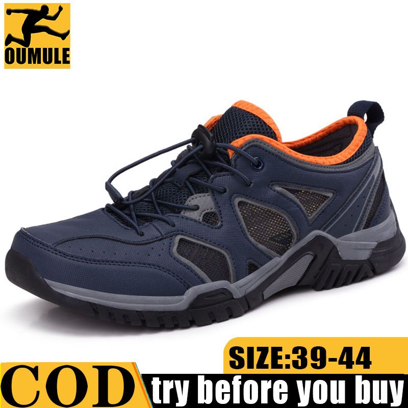 Men’s Sandals Breathable Hiking Shoes Wading Shoes Beach Sandals Sports Shoes