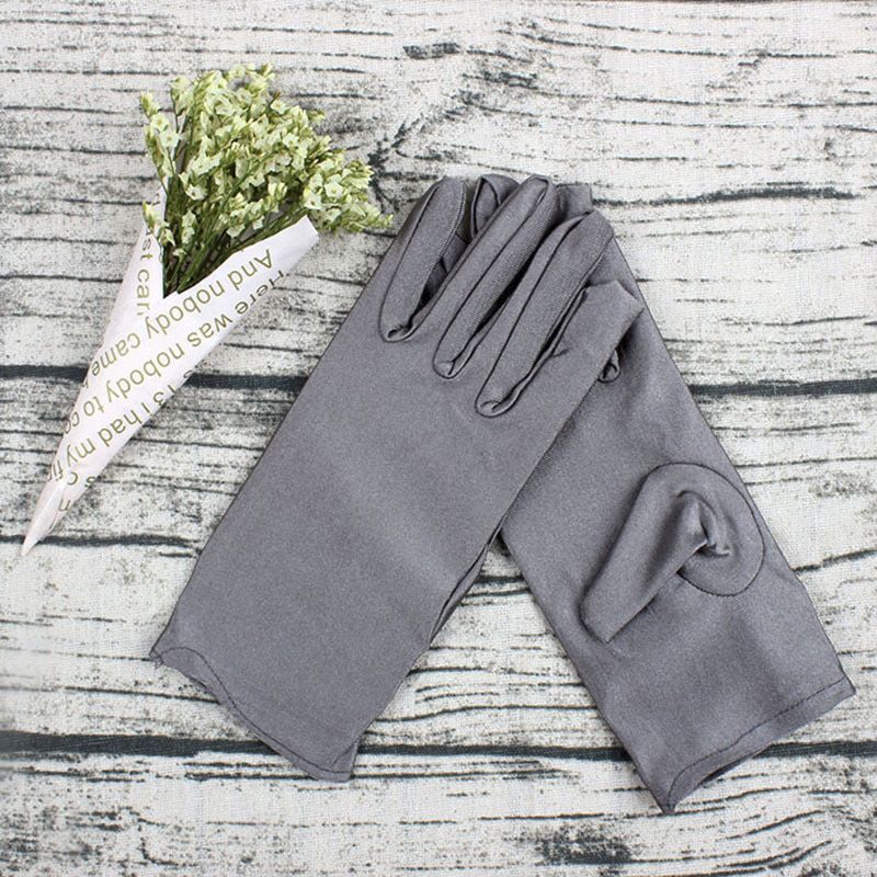 Fashion Sunscreen Gloves UV Protection Party Solid Color Etiquette Long Gloves Haling HaWarm Gloves Women Driving Gloves