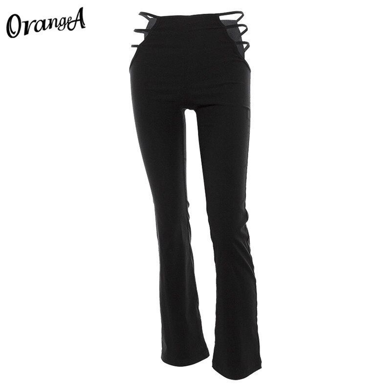 Women Summer Hollow Out Fitness High Waist Pants Fitness Straight Street Clubwear Fashion Kpop Loose Trousers