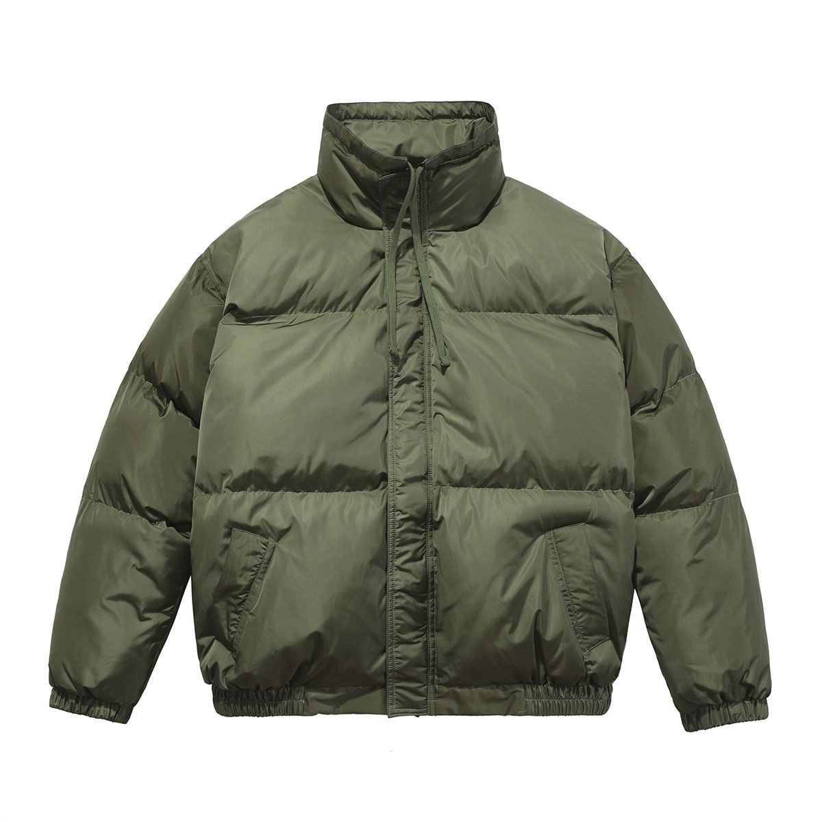 European Coats Fashion Trend 3M Down Cotton Jacket Double Line ESSENT High Street Loose Men and Women Plus Fleece Jacket