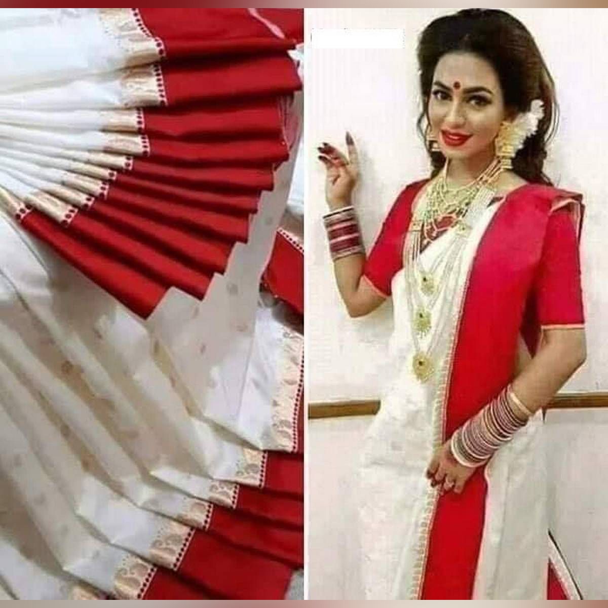 Indian Katan Saree For Women By- Ponno Deshi