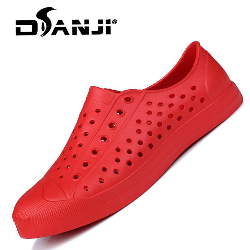 New Summer Couple Hole Shoes Open Shoes Wild Wear Casual Fashion Sandals