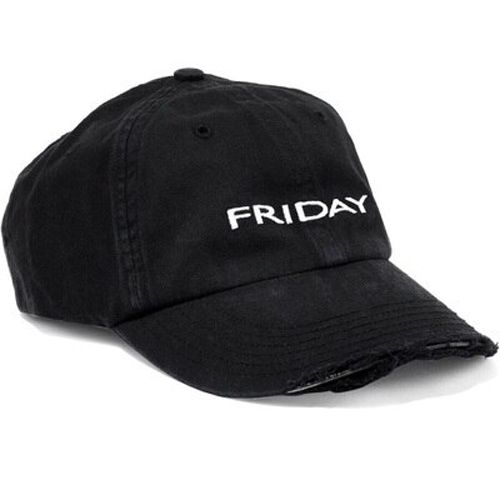 2019 Vetements Hole Baseball Cap Casual Hip Hop Vetements Week Letter FRIDAY FRIDAY Men Women Cotton Hat