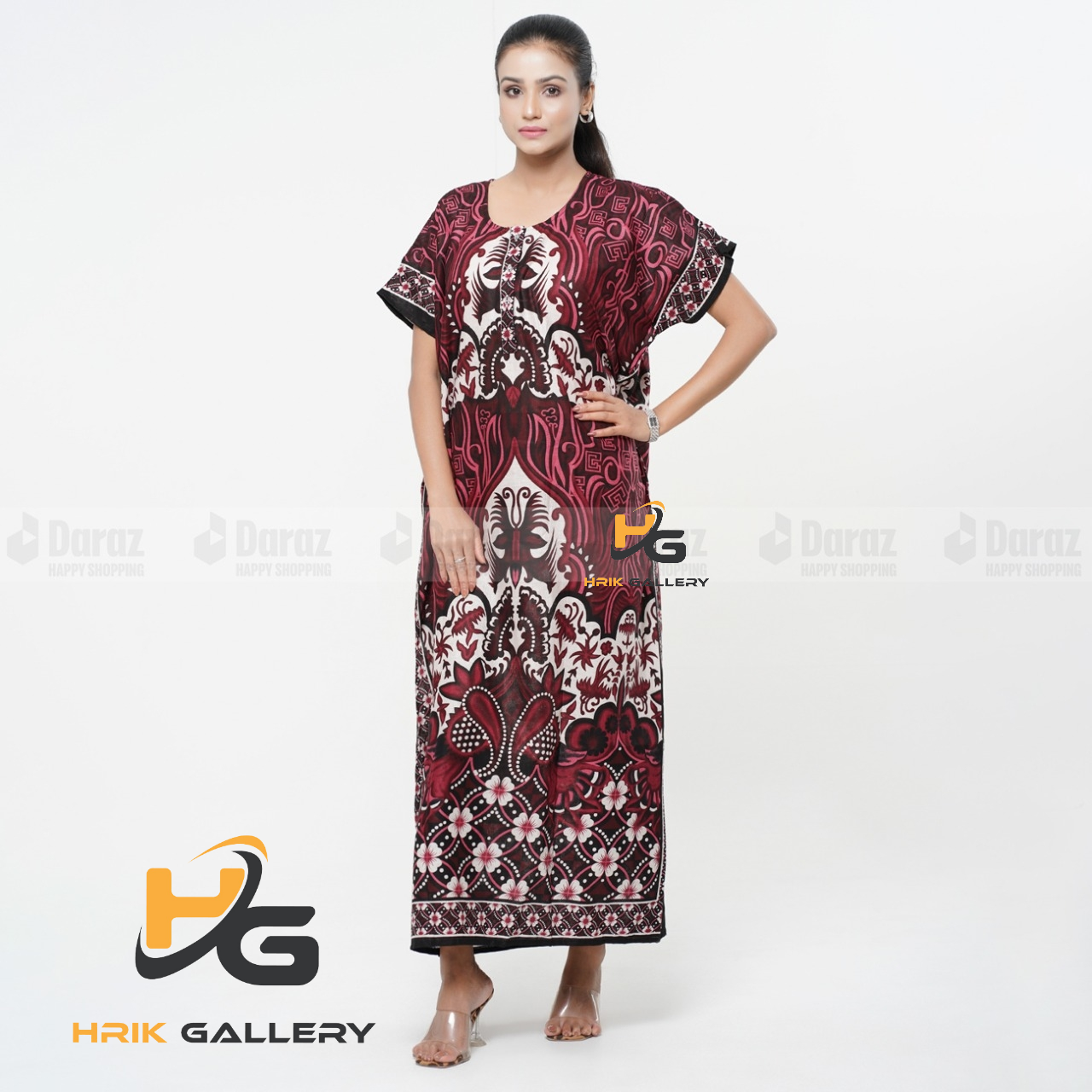 Joypuri Cotton Maxi Comfortable Night Wear Night Dress Night Gown Sleep Wear for Women