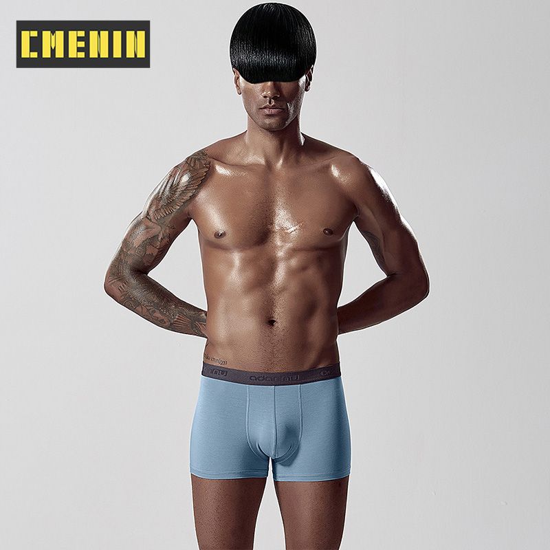 CMENIN Beathable   Spandex  Men Underwear Boxer Trunks Quick Dry Mens Boxershorts Underpants Boxers AD306
