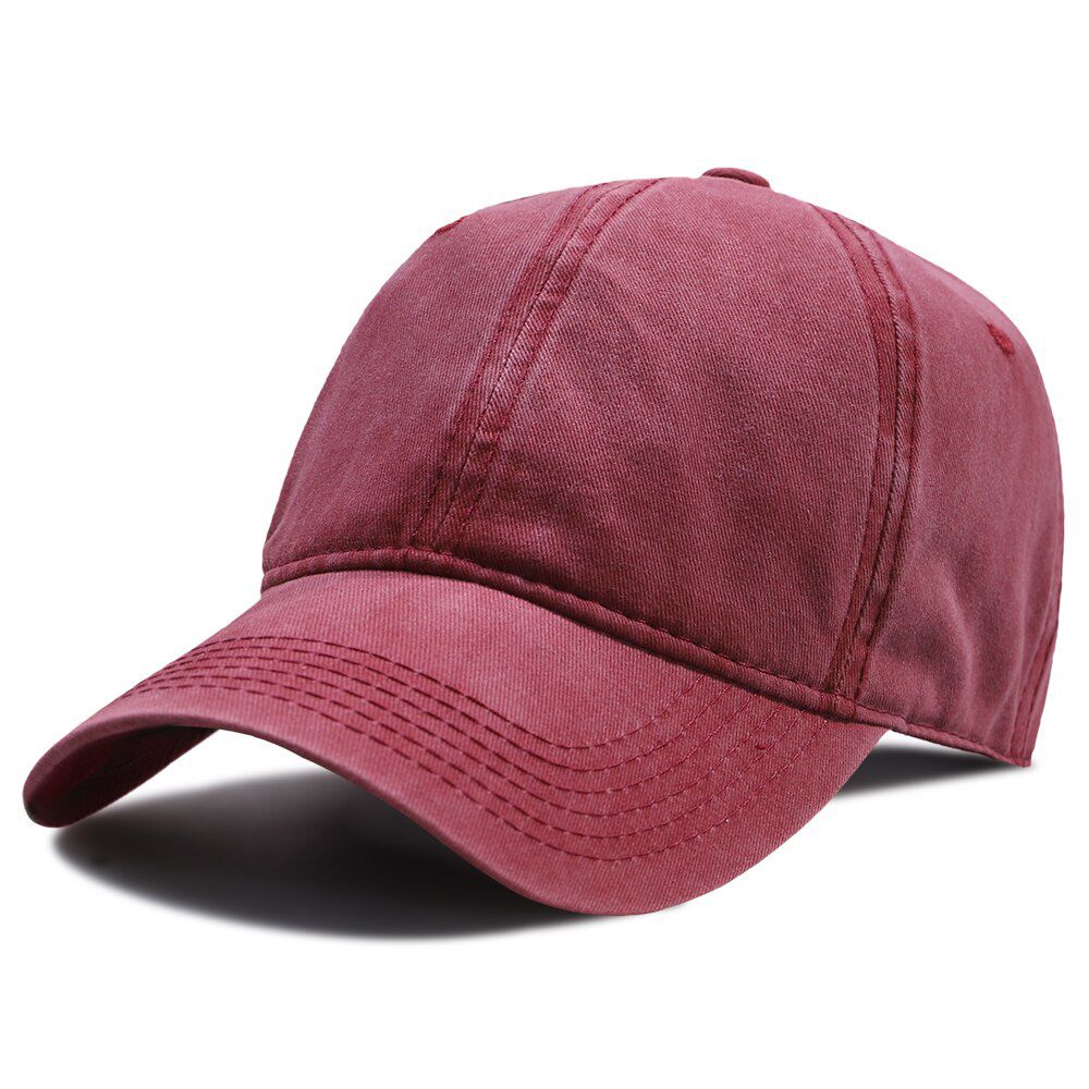 Simple Visor Sunscreen Casual Solid Color Summer Cap Unisex Ponytail Baseball Cap Fashion Hats Cotton Baseball Cap