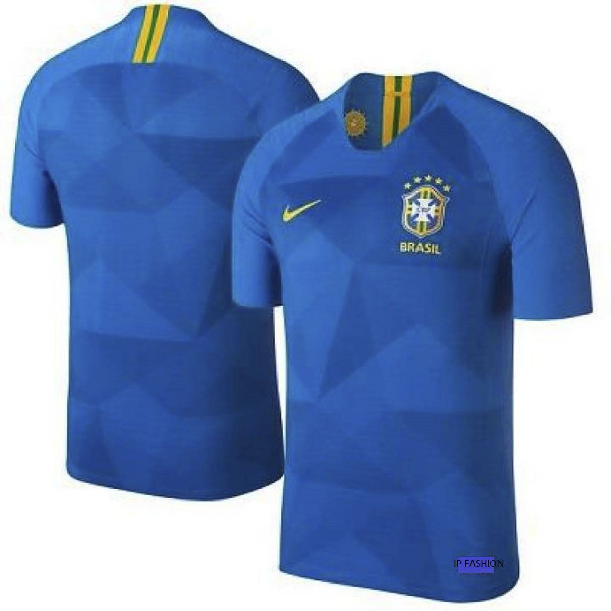 Brazil Short Sleeve Jersey - IP FASHION - T Shirt