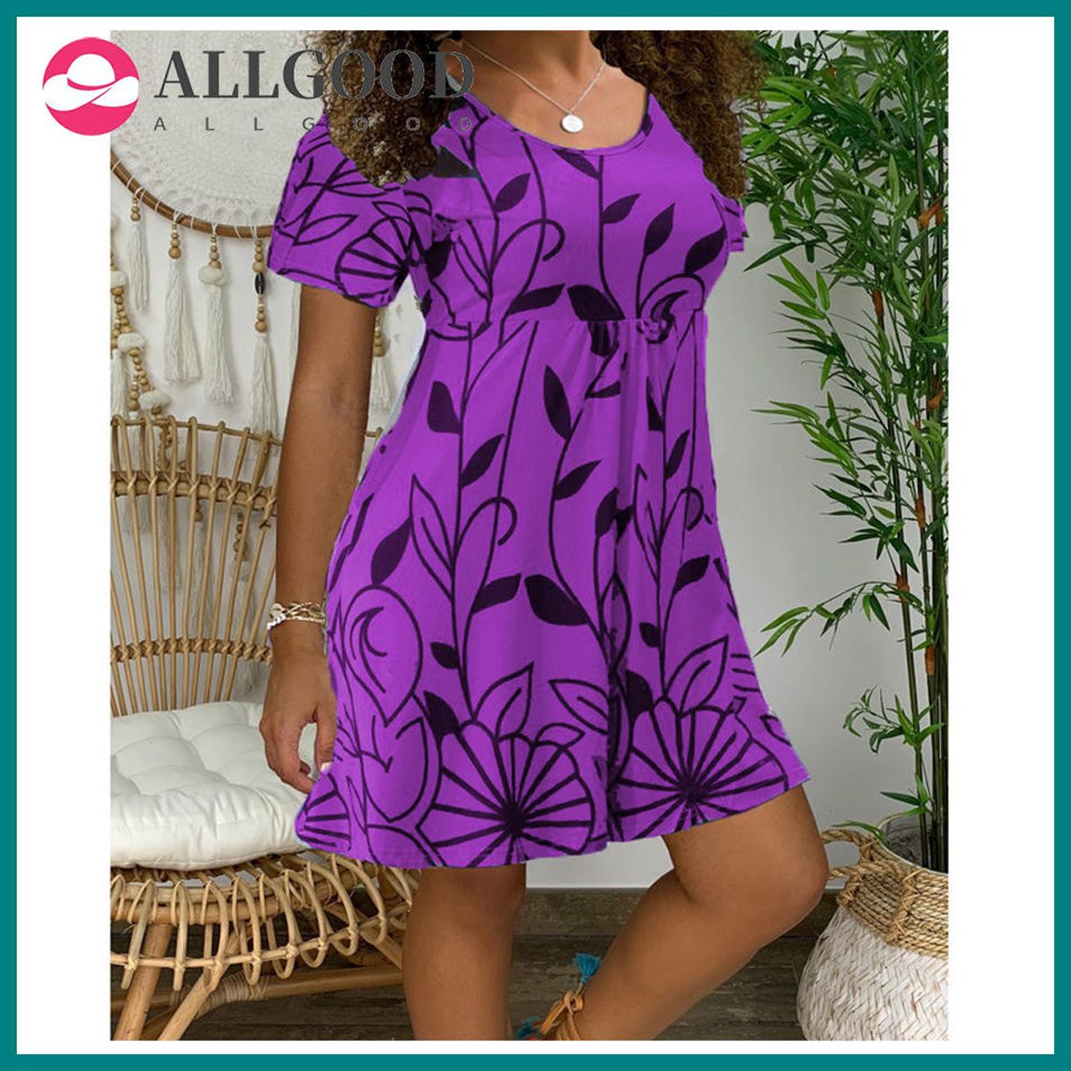 New Summer Dresses Women Casual Short Sleeve O-Neck Print A-line Dress Large Size Streetwear Sundress Loose Dress Vestidos