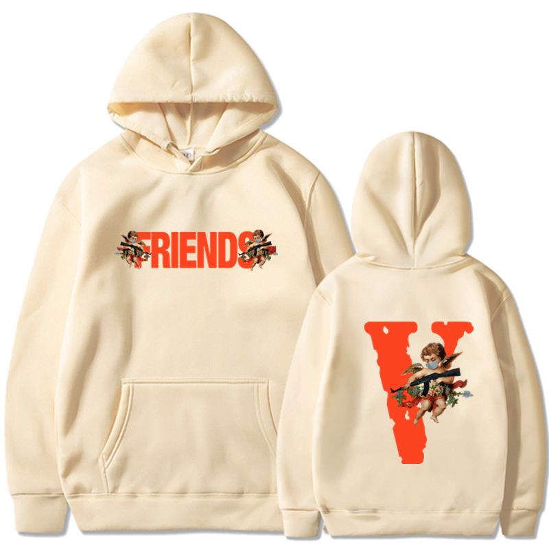 VLONE Man Hoodies Cotton Sweatshirts Men Clothing Sweatshirt Woman Women's USA Brand Harajuku  Hop Friends Streetwear