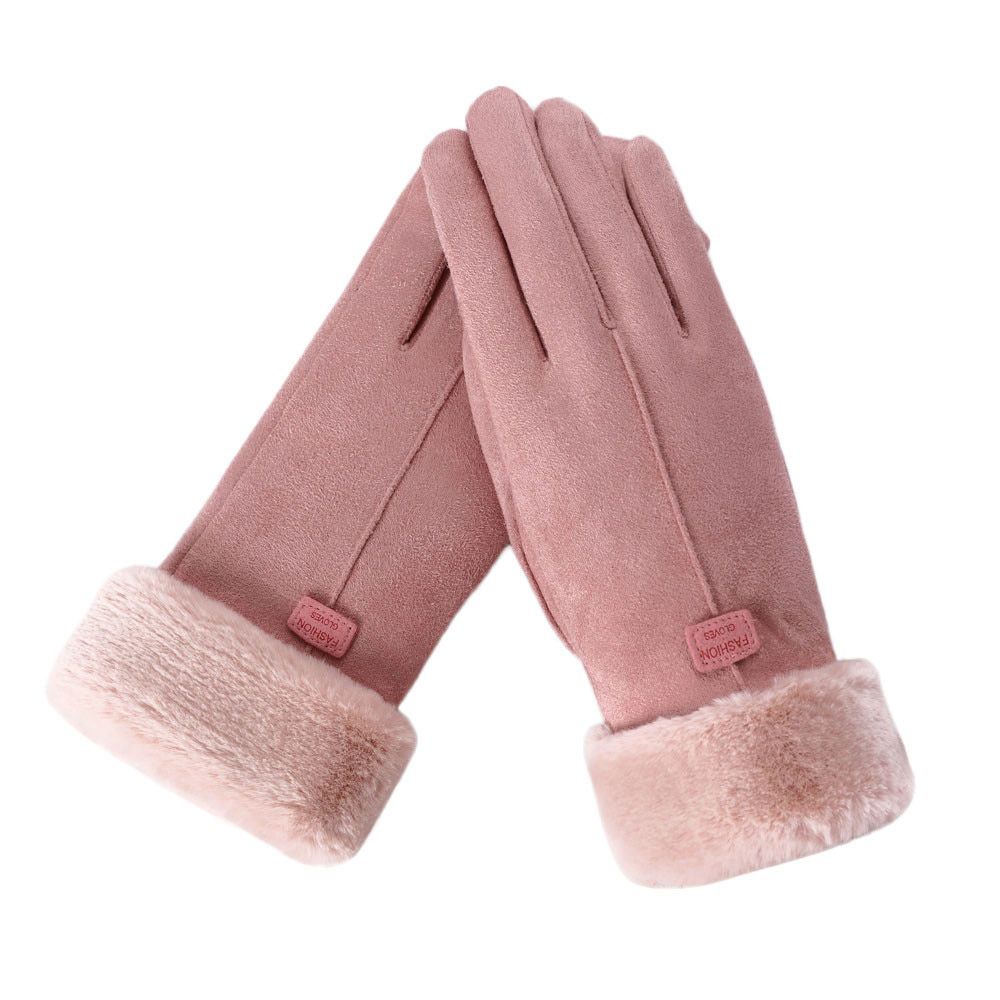 New Fashion Women Gloves Autumn Winter Cute ry Warm Mitts Full Finger Mittens Women Outdoor Sport Female Gloves Screen