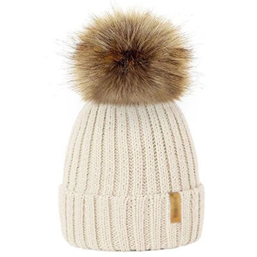 2020 Parent Child Women Hats Warm Winter Pompom Fur Knitted Beanie Caps Baby Girls Boy Fur Pom Hat Ski Snow Cap