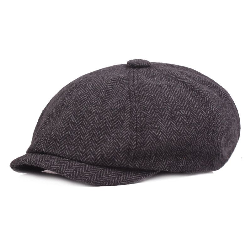 SLECKTON Fashion Sun Hat Casual Men's Berets Newsboy Hat Summer Visor Cap Octagon Cotton French Hat for Men Blinders