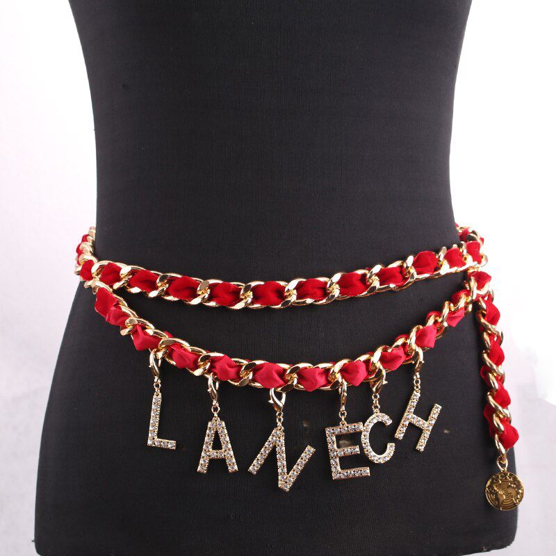Statement Waist Vintage Chain Belt Womens Authentic Body Chain Women Belts Ladies Party Jewelry Women Accessories Christmas Gift
